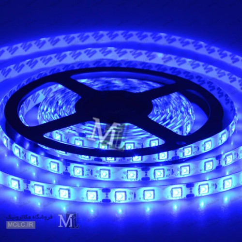 LED SMD 5050 60PCS نواری آبی رول 5 متری LED